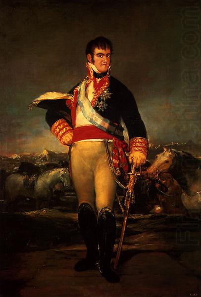 Portrait of Ferdinand VII of Spain, Francisco de Goya